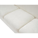  Manufacturer Color_Cream -- Penelope 92.5" Cream Chenille Fabric Upholstered Sofa IMAGE 10
