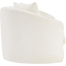 Meridian Penelope Cream Chenille Fabric Sofa IMAGE 4