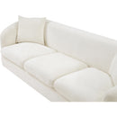  Manufacturer Color_Cream -- Penelope 92.5" Cream Chenille Fabric Upholstered Sofa IMAGE 8