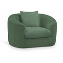  Manufacturer Color_Green -- Penelope Green Chenille Fabric Upholstered Chair IMAGE 1