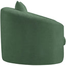  Manufacturer Color_Green -- Penelope Green Chenille Fabric Upholstered Chair IMAGE 4