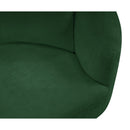  Manufacturer Color_Green -- Penelope Green Chenille Fabric Upholstered Chair IMAGE 8