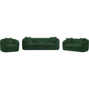 Meridian Penelope Green Chenille Fabric Chair IMAGE 9
