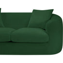  Manufacturer Color_Green -- Penelope 66.5" Green Chenille Fabric Upholstered Loveseat IMAGE 10