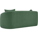  Manufacturer Color_Green -- Penelope 66.5" Green Chenille Fabric Upholstered Loveseat IMAGE 6