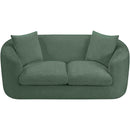  Manufacturer Color_Green -- Penelope 66.5" Green Chenille Fabric Upholstered Loveseat IMAGE 8