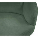 Meridian Penelope Green Chenille Fabric Sofa IMAGE 12