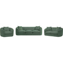  Manufacturer Color_Green -- Penelope 92.5" Green Chenille Fabric Upholstered Sofa IMAGE 13