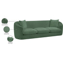  Manufacturer Color_Green -- Penelope 92.5" Green Chenille Fabric Upholstered Sofa IMAGE 16