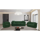  Manufacturer Color_Green -- Penelope 92.5" Green Chenille Fabric Upholstered Sofa IMAGE 17
