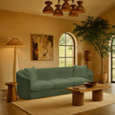  Manufacturer Color_Green -- Penelope 92.5" Green Chenille Fabric Upholstered Sofa IMAGE 2