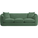  Manufacturer Color_Green -- Penelope 92.5" Green Chenille Fabric Upholstered Sofa IMAGE 3