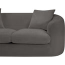  Manufacturer Color_Grey -- Penelope 66.5" Grey Chenille Fabric Upholstered Loveseat IMAGE 10