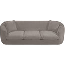 Meridian Penelope Grey Chenille Fabric Sofa IMAGE 6
