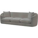  Manufacturer Color_Grey -- Penelope 92.5" Grey Chenille Fabric Upholstered Sofa IMAGE 8
