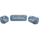  Manufacturer Color_Light Blue -- Penelope Light Blue Chenille Fabric Upholstered Chair IMAGE 10