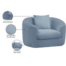  Manufacturer Color_Light Blue -- Penelope Light Blue Chenille Fabric Upholstered Chair IMAGE 13