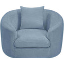  Manufacturer Color_Light Blue -- Penelope Light Blue Chenille Fabric Upholstered Chair IMAGE 6