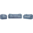  Manufacturer Color_Light Blue -- Penelope Light Blue Chenille Fabric Upholstered Chair IMAGE 9