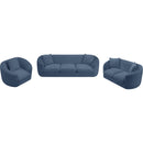  Manufacturer Color_Light Blue -- Penelope 66.5" Light Blue Chenille Fabric Upholstered Loveseat IMAGE 12