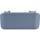  Manufacturer Color_Light Blue -- Penelope 66.5" Light Blue Chenille Fabric Upholstered Loveseat IMAGE 5