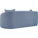  Manufacturer Color_Light Blue -- Penelope 66.5" Light Blue Chenille Fabric Upholstered Loveseat IMAGE 7