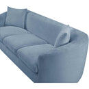  Manufacturer Color_Light Blue -- Penelope 92.5" Light Blue Chenille Fabric Upholstered Sofa IMAGE 11