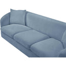  Manufacturer Color_Light Blue -- Penelope 92.5" Light Blue Chenille Fabric Upholstered Sofa IMAGE 12