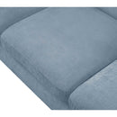  Manufacturer Color_Light Blue -- Penelope 92.5" Light Blue Chenille Fabric Upholstered Sofa IMAGE 14
