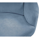 Meridian Penelope Light Blue Chenille Fabric Sofa IMAGE 15