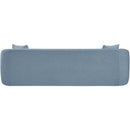  Manufacturer Color_Light Blue -- Penelope 92.5" Light Blue Chenille Fabric Upholstered Sofa IMAGE 5