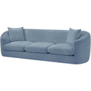  Manufacturer Color_Light Blue -- Penelope 92.5" Light Blue Chenille Fabric Upholstered Sofa IMAGE 8