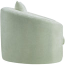Meridian Penelope Mint Chenille Fabric Chair IMAGE 4