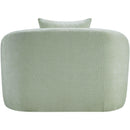 Meridian Penelope Mint Chenille Fabric Chair IMAGE 5