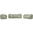  Manufacturer Color_Mint -- Penelope 66.5" Mint Chenille Fabric Upholstered Loveseat IMAGE 11