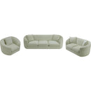  Manufacturer Color_Mint -- Penelope 66.5" Mint Chenille Fabric Upholstered Loveseat IMAGE 12