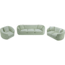  Manufacturer Color_Mint -- Penelope 92.5" Mint Chenille Fabric Upholstered Sofa IMAGE 12