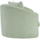 Meridian Penelope Mint Chenille Fabric Sofa IMAGE 4