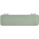 Meridian Penelope Mint Chenille Fabric Sofa IMAGE 5