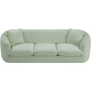  Manufacturer Color_Mint -- Penelope 92.5" Mint Chenille Fabric Upholstered Sofa IMAGE 6