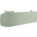 Manufacturer Color_Mint -- Penelope 92.5" Mint Chenille Fabric Upholstered Sofa IMAGE 7
