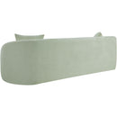 Meridian Penelope Mint Chenille Fabric Sofa IMAGE 7