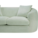  Manufacturer Color_Mint -- Penelope 92.5" Mint Chenille Fabric Upholstered Sofa IMAGE 9