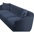 Meridian Penelope Navy Chenille Fabric Sofa IMAGE 11