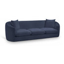  Manufacturer Color_Navy -- Penelope 92.5" Navy Chenille Fabric Upholstered Sofa IMAGE 1