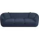 Meridian Penelope Navy Chenille Fabric Sofa IMAGE 6