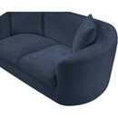  Manufacturer Color_Navy -- Penelope 92.5" Navy Chenille Fabric Upholstered Sofa IMAGE 9