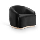 Manufacturer Color_Black -- Meridian Gustavo Stationary Fabric Chair IMAGE 1