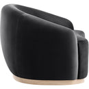  Manufacturer Color_Black -- Meridian Gustavo Stationary Fabric Chair IMAGE 3