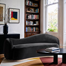  Manufacturer Color_Black -- Meridian Gustavo Stationary Fabric Sofa IMAGE 2